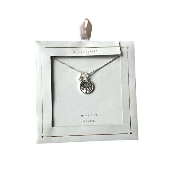 Silver Family Tree Necklace - Picture 4 of 5